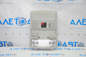 Front ceiling light VW Passat b8 16-19 USA without sunroof gray, with SOS button