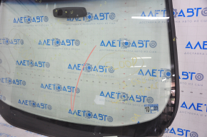 Ford Edge 15-18 windshield with moldings and interior mirror with auto-dimming, sand