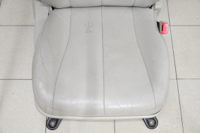 Passenger seat Toyota Camry v40 10-11 with airbag, beige leather, electric, worn leather