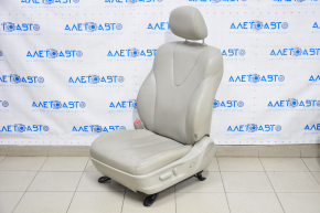 Driver's seat Toyota Camry v40 10-11 with airbag, beige leather, electric, worn leather