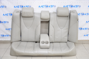 Rear row of seats 2nd row Toyota Camry v40 10-11 leather, beige, dry-cleanable