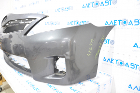 Front bumper bare Toyota Camry v40 10-11 graphite, scratches, cracked, crack in crepe
