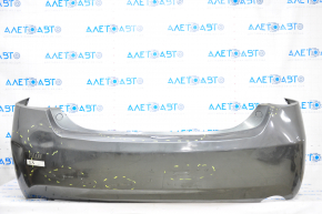 Rear bumper bare Toyota Camry v40 hybrid, graphite, dented, scratches, cracked