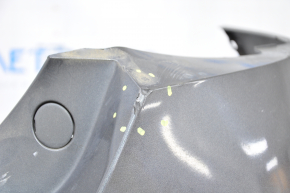 Rear bumper bare Toyota Camry v40 hybrid, graphite, dented, scratches, cracked