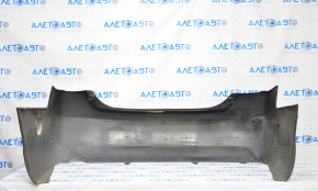 Rear bumper bare Toyota Camry v40 hybrid, graphite, dented, scratches, cracked