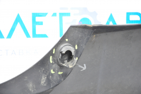 Rear bumper bare Toyota Camry v40 hybrid, graphite, dented, scratches, cracked
