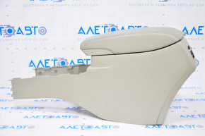 Central console armrest Toyota Camry v40 10-11 beige leather, for re-upholstery, scratches