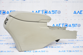 Central console armrest Toyota Camry v40 10-11 beige leather, for re-upholstery, scratches