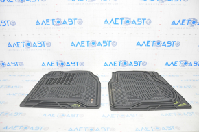 Set of floor mats for Ford Edge 15- rubber black, not