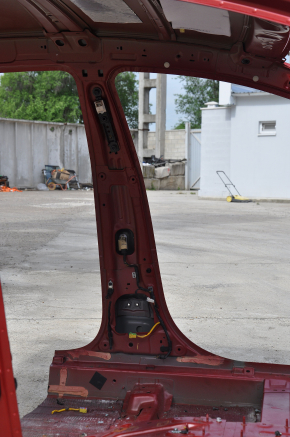 Body pillar central left Hyundai Elantra AD 17-20 on the body
