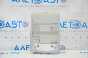 Front ceiling light VW Jetta 11-18 USA without sunroof, gray type 1 broken fastener, scratches