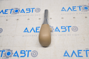 Gear knob Nissan Rogue 14-16 rubber beige, scratches