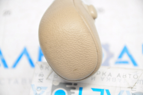 Gear knob Nissan Rogue 14-16 rubber beige, scratches
