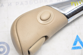 Gear knob Nissan Rogue 14-16 rubber beige, scratches