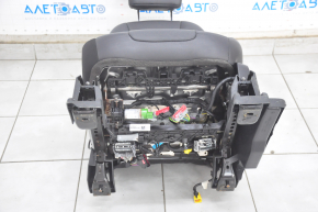 Driver's seat Ford Edge 15- without airbag, leather black, electric, heated, worn, seat adjustment motors do not work, water damage