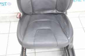 Driver's seat Ford Edge 15- without airbag, leather black, electric, heated, worn, seat adjustment motors do not work, water damage