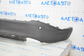 Rear bumper lip Ford Edge 15-18 pre-rest, structure, for parking sensors, without towbar, scratches