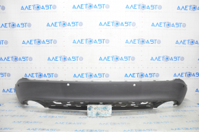 Rear bumper lip Ford Edge 15-18 pre-rest, structure, for parking sensors, without towbar, scratches
