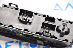 Front left window lift control Ford Focus mk3 11-18 black, 1 auto, 4 buttons, with black trim, broken mount