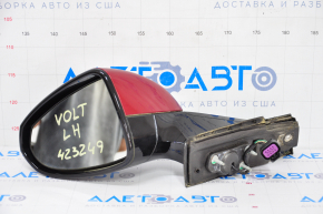 Side mirror left Chevrolet Volt 11-15 7 pins, turn signal, red