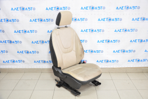 Chevrolet Volt 11-15 passenger seat without airbag, mechanical, beige leather, dry-cleanable