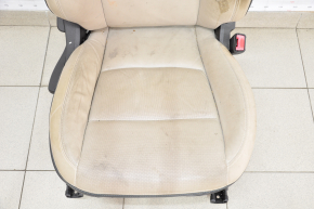Chevrolet Volt 11-15 passenger seat without airbag, mechanical, beige leather, dry-cleanable