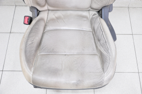 Driver's seat Chevrolet Volt 11-15 without airbag, mechanical, beige leather, dry-cleanable