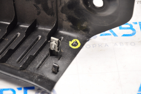 Ford Focus mk3 11-18 4d trunk opening trim center, black, scratches, broken fastener, without plug
