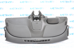Torpedo front panel with AIRBAG Chevrolet Volt 11-15 black with pad on pillow, gold insert