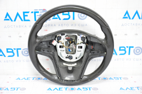 Naked steering wheel Chevrolet Volt 11-15 leather, black, worn