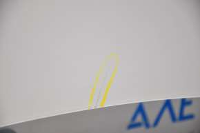 Tesla Model 3 18 bare hood - white, edge touch-up, dents, creases, scratches