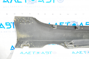 Left threshold Chevrolet Volt 11-15 structure, with seal, scratches, cracked, crack in crepe, dented