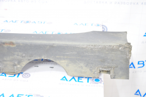 Left threshold Chevrolet Volt 11-15 structure, with seal, scratches, cracked, crack in crepe, dented