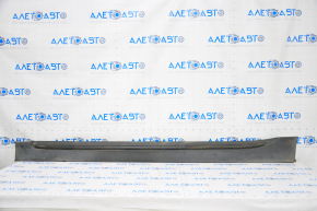 Left threshold Chevrolet Volt 11-15 structure, with seal, scratches, cracked, crack in crepe, dented