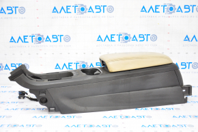 Console central armrest Chevrolet Volt 11-15 black with beige armrest, leather