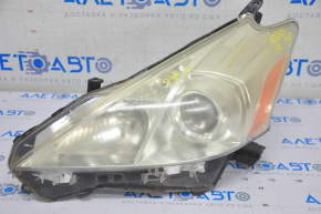 Headlight front left Toyota Prius V 12-14 bare, pre-rest, halogen, sand, for polishing