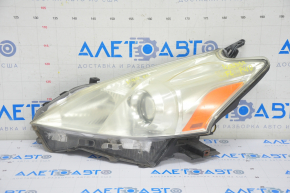 Headlight front left Toyota Prius V 12-14 bare, pre-rest, halogen, sand, for polishing