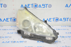 Headlight front right Toyota Prius V 12-14 bare prerest halogen, sand, for polishing, breakage of the mount