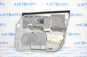 Door trim card front left Toyota Prius V 12-17 rag gray, scratch