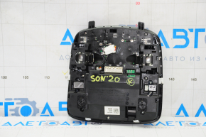 Front light Hyundai Sonata 20 - black, without panorama, without open garage, scratches