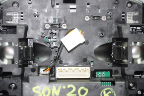 Front light Hyundai Sonata 20 - black, without panorama, without open garage, scratches
