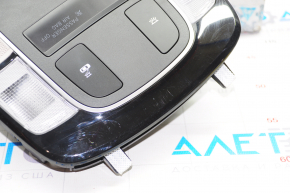 Front light Hyundai Sonata 20 - black, without panorama, without open garage, scratches
