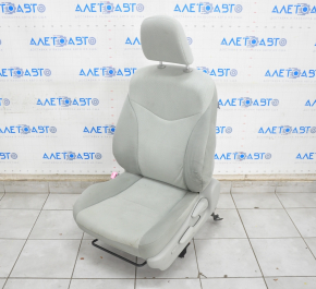 Driver's seat Toyota Prius V 12-17 without airbag, mechanical + electric, gray velour, for cleaning