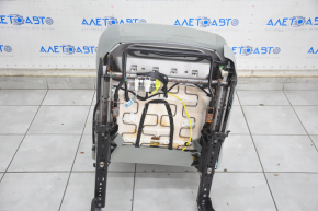 Driver's seat Toyota Prius V 12-17 without airbag, mechanical + electric, gray velour, for cleaning