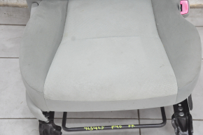 Passenger seat Toyota Prius V 12-17 without airbag, mechanical, gray velour, for cleaning