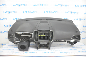 Torpedo front panel with AIRBAG Ford Edge 15-18 black, start-stop