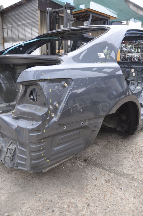 Quarter wing rear right Toyota Camry v40 graphite, on the body, dented