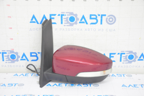 Side mirror left Ford C-max MK2 13-18 7 pins, turn signal, heated, red
