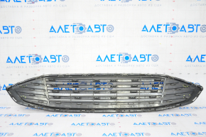 Grill radiator grill assembly with frame Ford Fusion mk5 17-18 chrome, sand, broken fasteners
