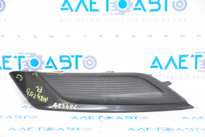 Front bumper grille left Ford Fusion mk5 17-18 without fog lights matte, with matte molding, bumpers